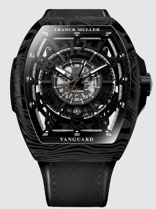 Review Franck Muller Vanguard Damascus Steel Racing V 45 SC DT RCG SQT DAMAS NR (NR) Replica Watch